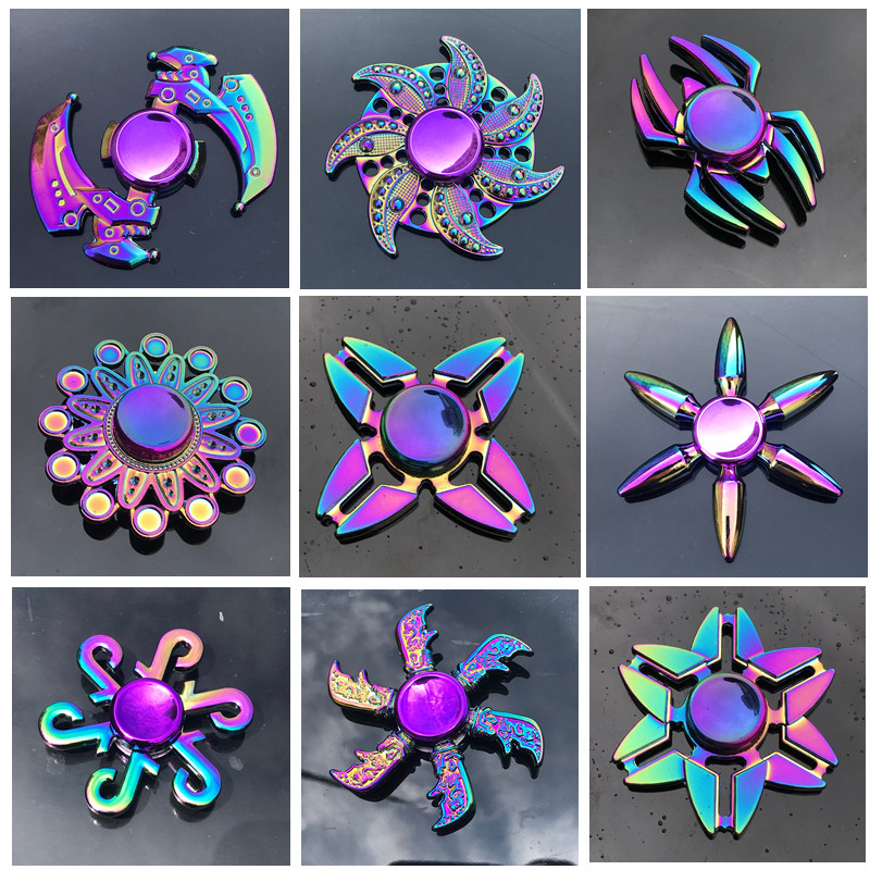 Fidget Spinner Bearing - New Zinc Alloy Colorful Fidget Spinner