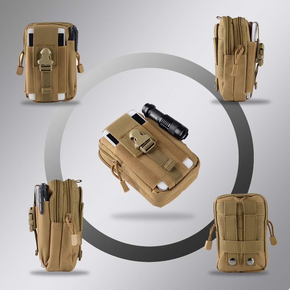 Tactical Molle Belt Pouch Mili - Edc Carry Belt Pouch 评论和价格