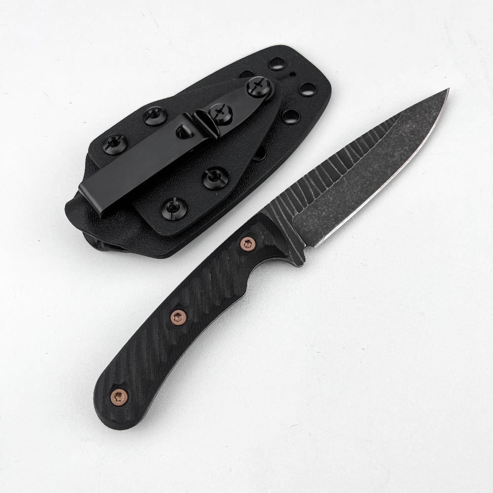 Full Tang Bushcraft Knife D2 B - Edc Fixed Blade Deep Carry 评论和价格