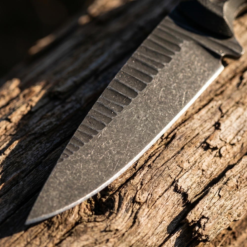 Full Tang Bushcraft Knife D2 B - Edc Fixed Blade Deep Carry 评论和价格