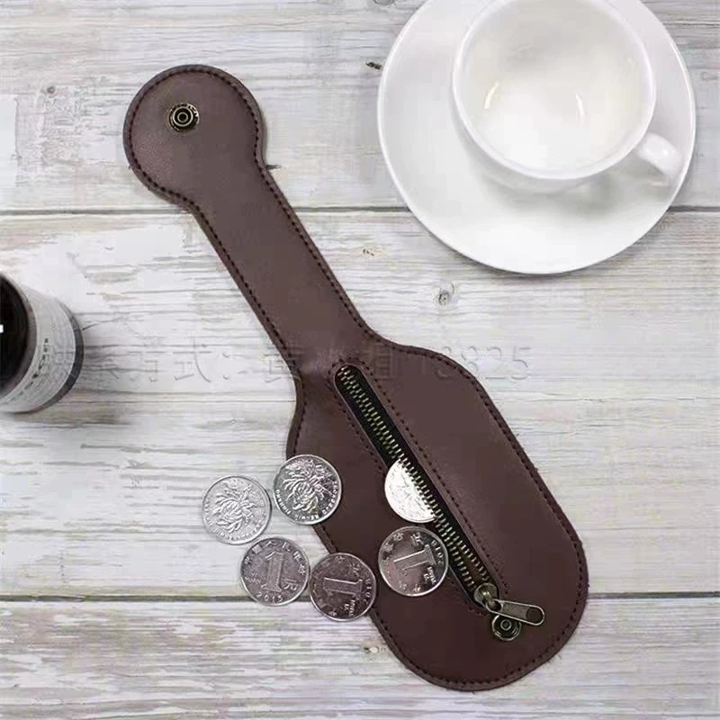 Women's EDC Safety Coin Purse  - Leather Edc. Carry Pouch 评论和价格