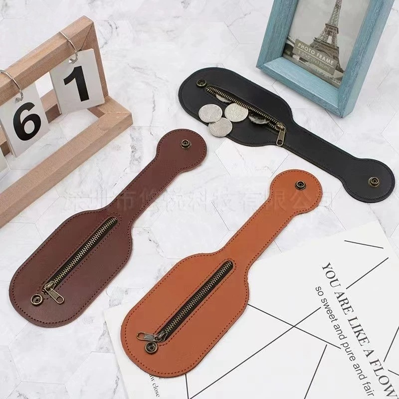 Women's EDC Safety Coin Purse  - Leather Edc. Carry Pouch 评论和价格