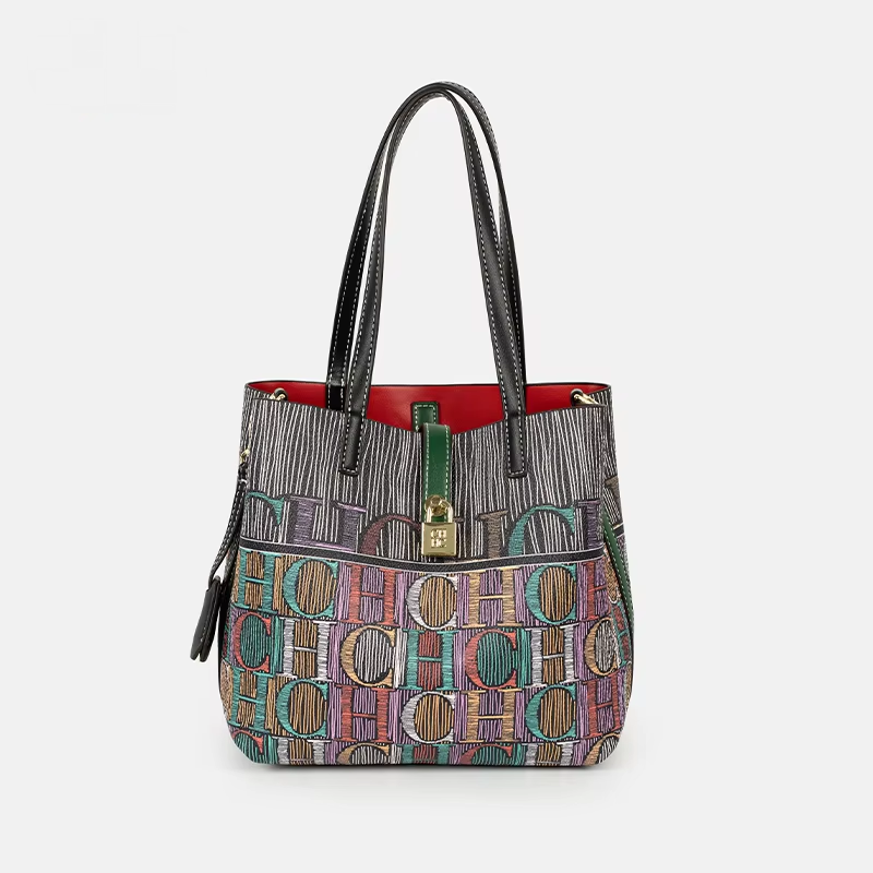 CH Art Color Printed Handbag S - Edc Carry Bag 评论和价格