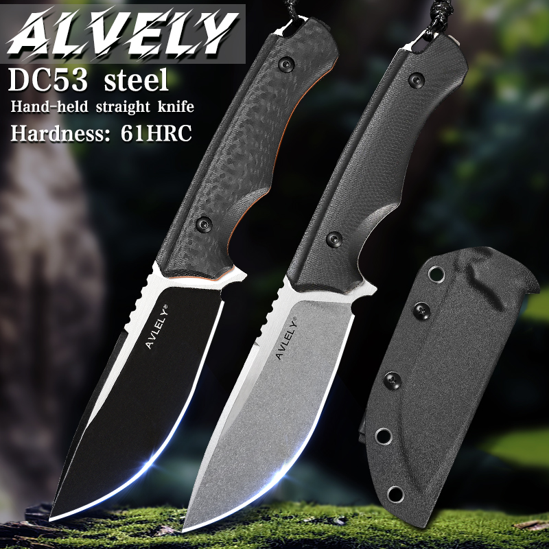 DC53 Steel Fixed-Blade Straigh - Edc Fixed Blade Deep Carry 评论和价格
