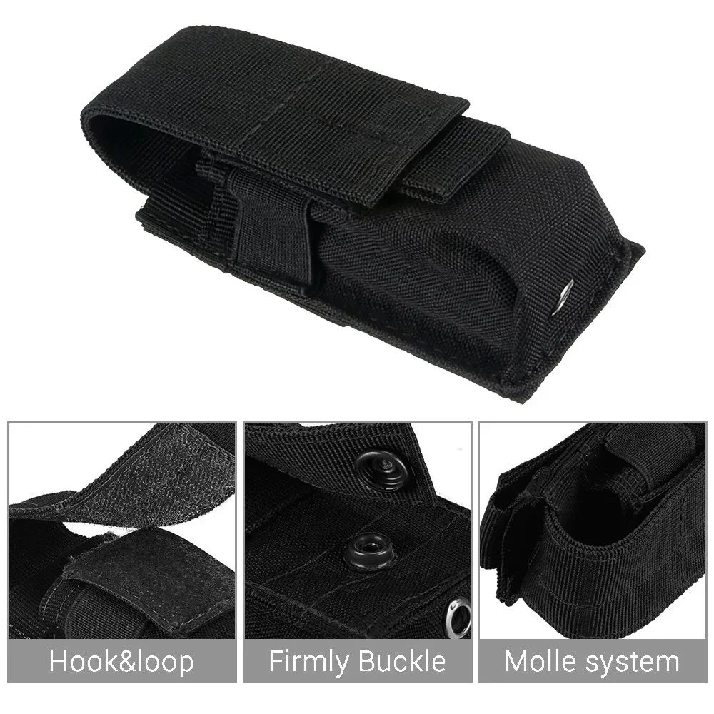 Tactical Molle Flashlight Pouc - Edc Carry Holster 评论和价格