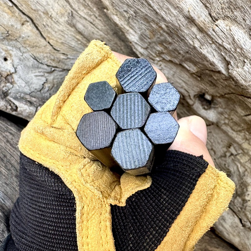 Hand Woven Rope Hexagonal Flin - Ferro Rod Striker 评论和价格
