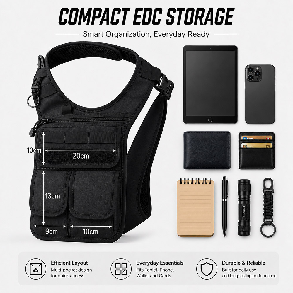 Tactical Concealed Underarm To - Edc Carry Pocket Pouch 评论和价格