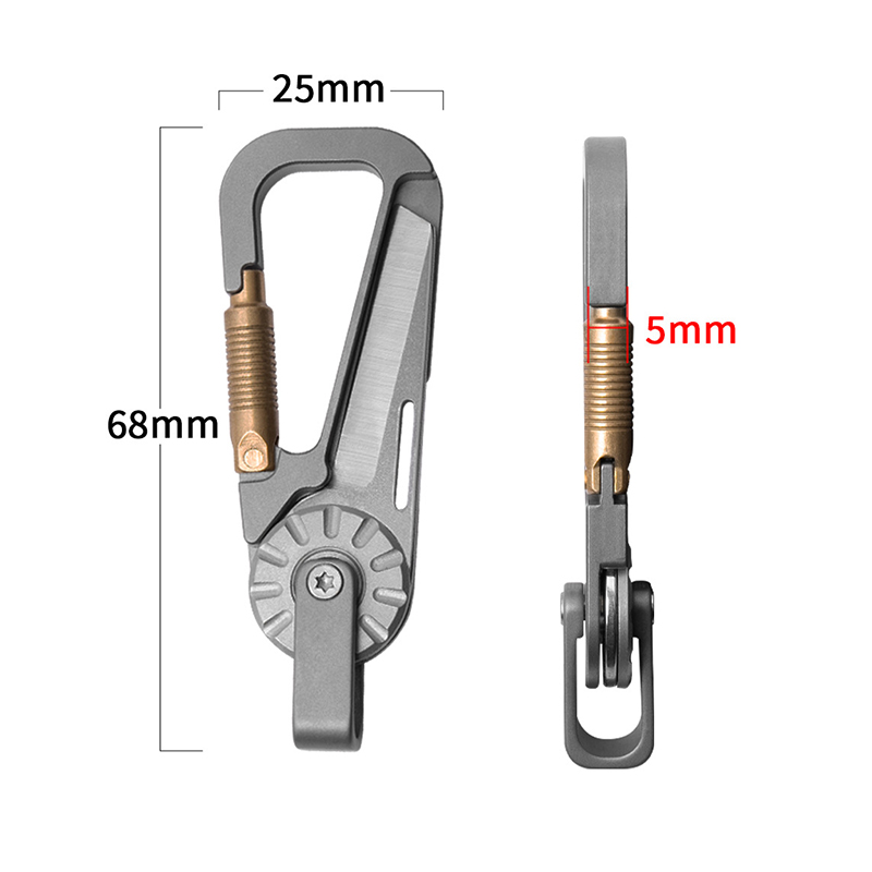 Titanium Alloy Car Keychain fo - Edc Carry Essentials 评论和价格