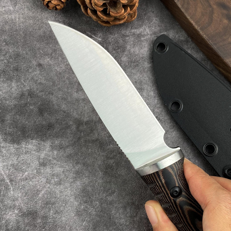 Straight Knife D2 Blade G10 Ha - Edc Fixed Blade Deep Carry 评论和价格