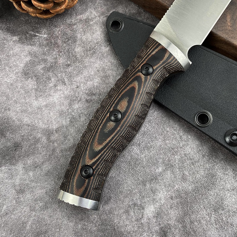 Straight Knife D2 Blade G10 Ha - Edc Fixed Blade Deep Carry 评论和价格