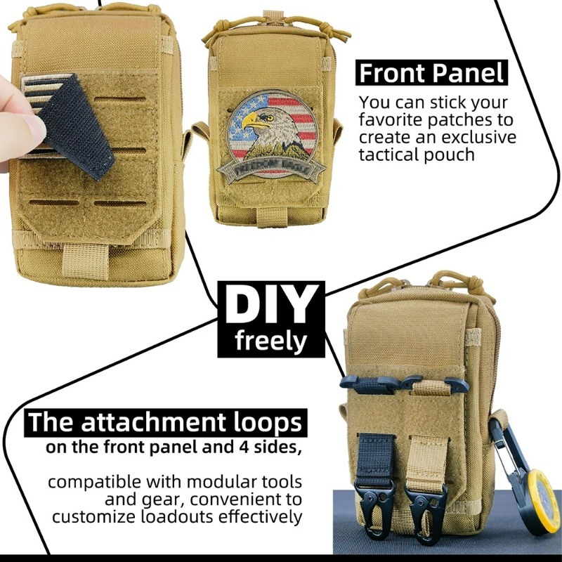 Tactical MOLLE EDC Utility Wai - Edc Carry Holster 评论和价格