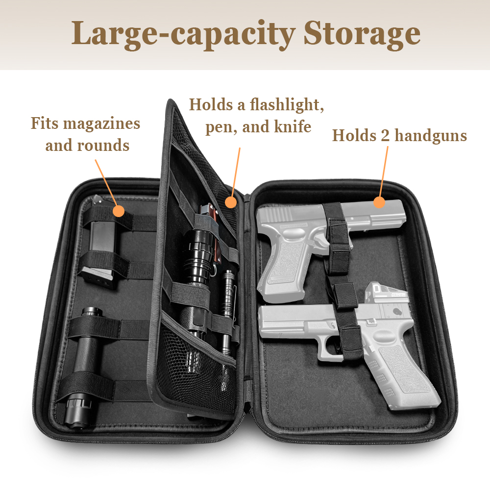 Tactical Pistol Gun Case Dual  - Appendix Carry Edc 评论和价格