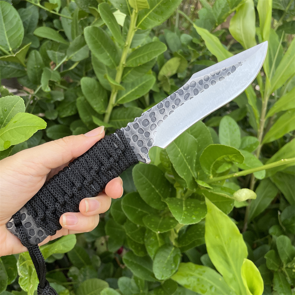 Forged 8cr13mov Blade Pocket k - Edc Pocket Carry Fixed Blade 评论和价格