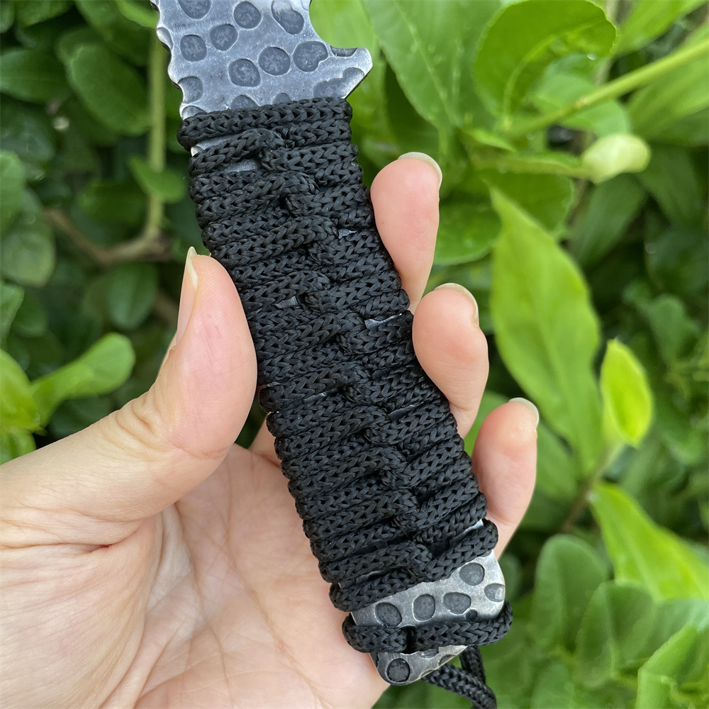 Forged 8cr13mov Blade Pocket k - Edc Pocket Carry Fixed Blade 评论和价格