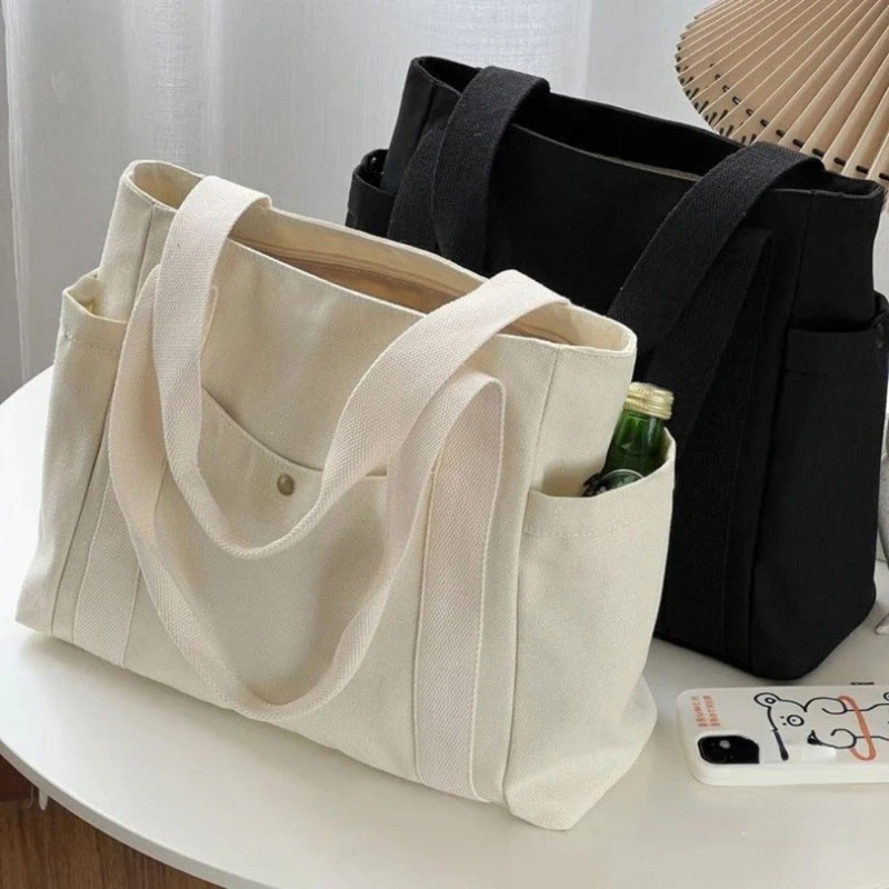 Large Capacity Canvas Tote Bag - Edc Carry Bag 评论和价格