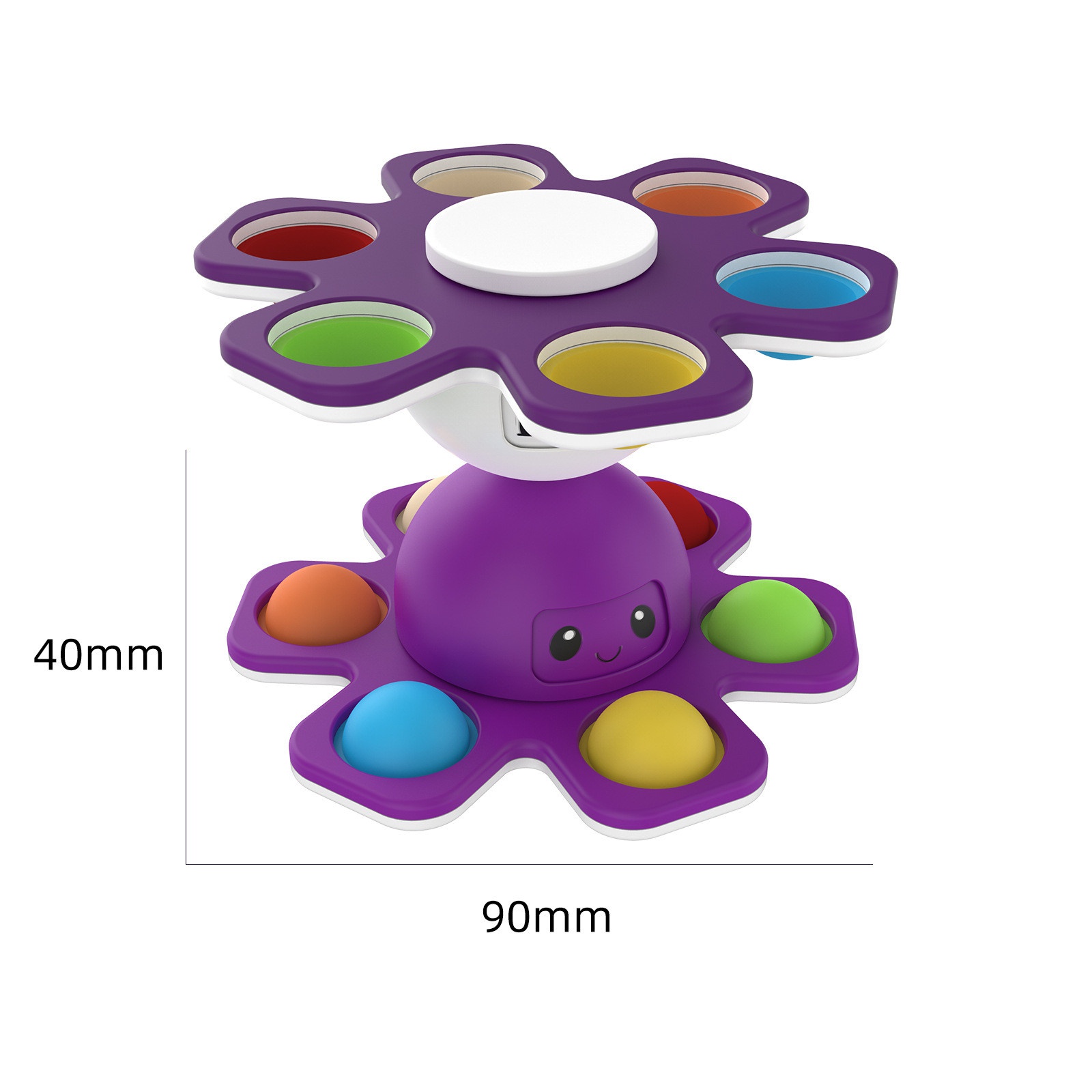1PCS New Anti Stress Push Bubb - Fidget Spinner Bearing 评论和价格